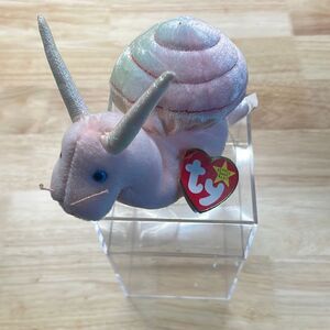 1999 Beanie Baby Swirly and Clear Case